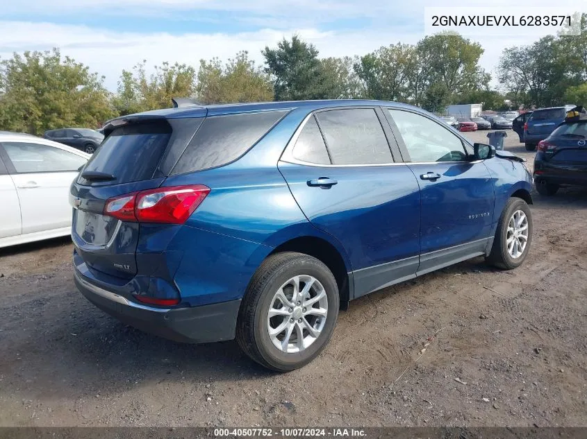 2020 Chevrolet Equinox Awd Lt 1.5L Turbo VIN: 2GNAXUEVXL6283571 Lot: 40507752