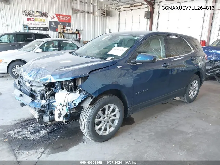 2020 Chevrolet Equinox Awd Lt 1.5L Turbo VIN: 3GNAXUEV7LL264813 Lot: 40509458