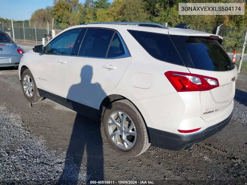 2020 Chevrolet Equinox Awd Lt 2.0L Turbo VIN: 3GNAXVEXXLS504174 Lot: 40515611