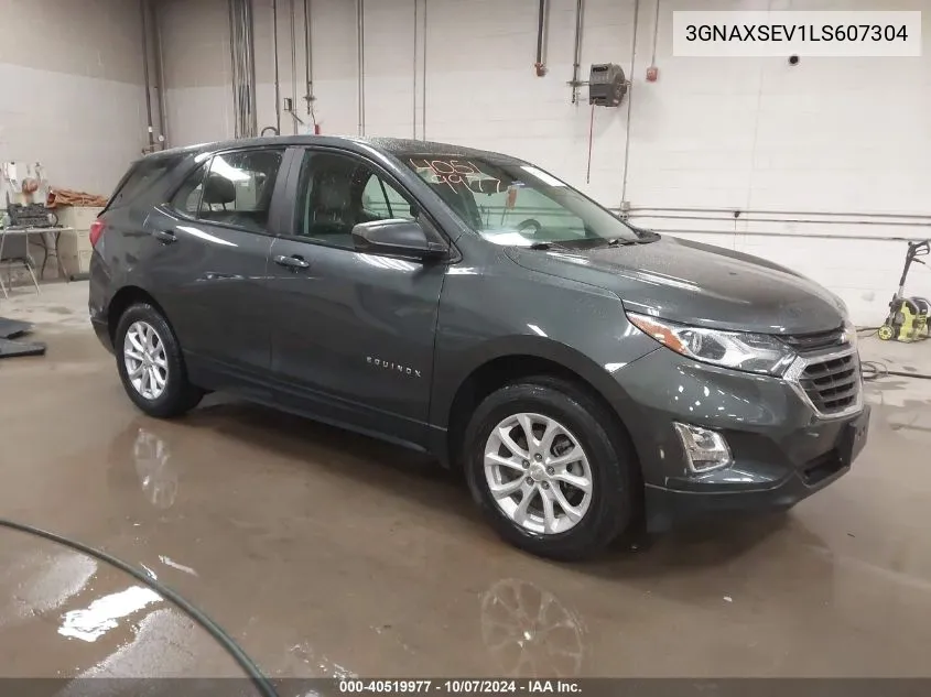 2020 Chevrolet Equinox Awd Ls VIN: 3GNAXSEV1LS607304 Lot: 40519977