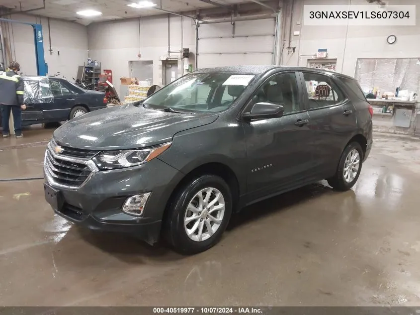 2020 Chevrolet Equinox Awd Ls VIN: 3GNAXSEV1LS607304 Lot: 40519977