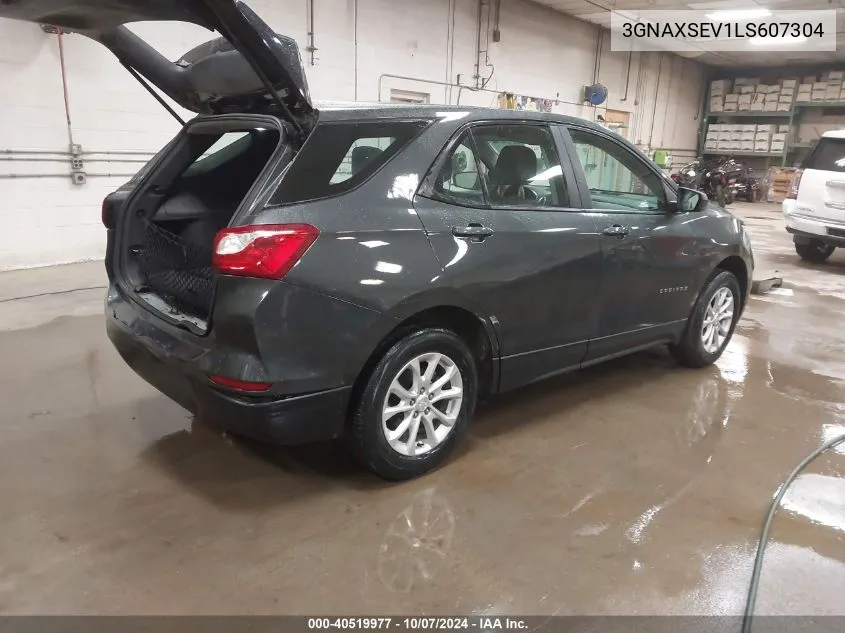 2020 Chevrolet Equinox Awd Ls VIN: 3GNAXSEV1LS607304 Lot: 40519977