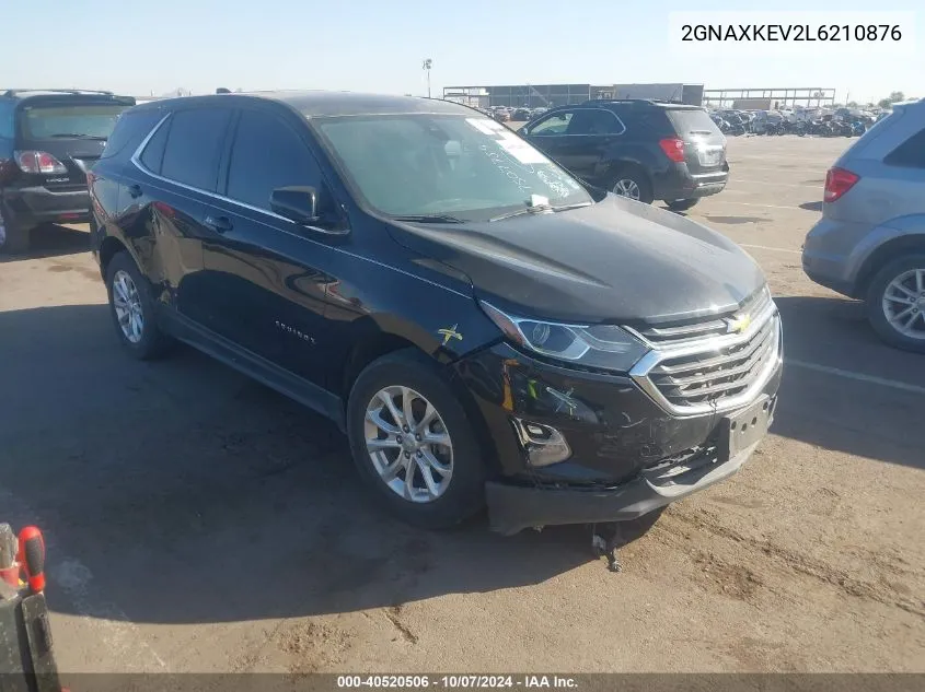 2020 Chevrolet Equinox Lt VIN: 2GNAXKEV2L6210876 Lot: 40520506