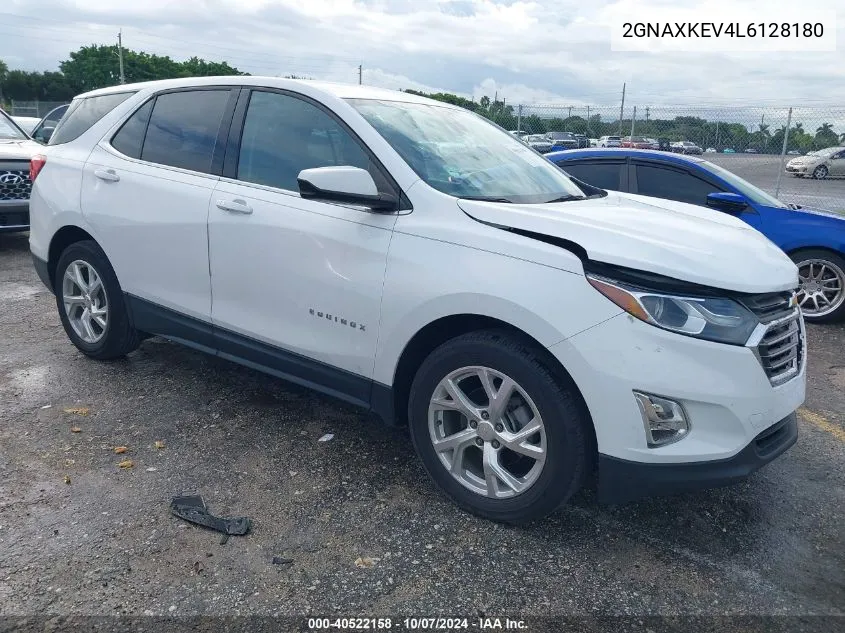 2020 Chevrolet Equinox Lt VIN: 2GNAXKEV4L6128180 Lot: 40522158