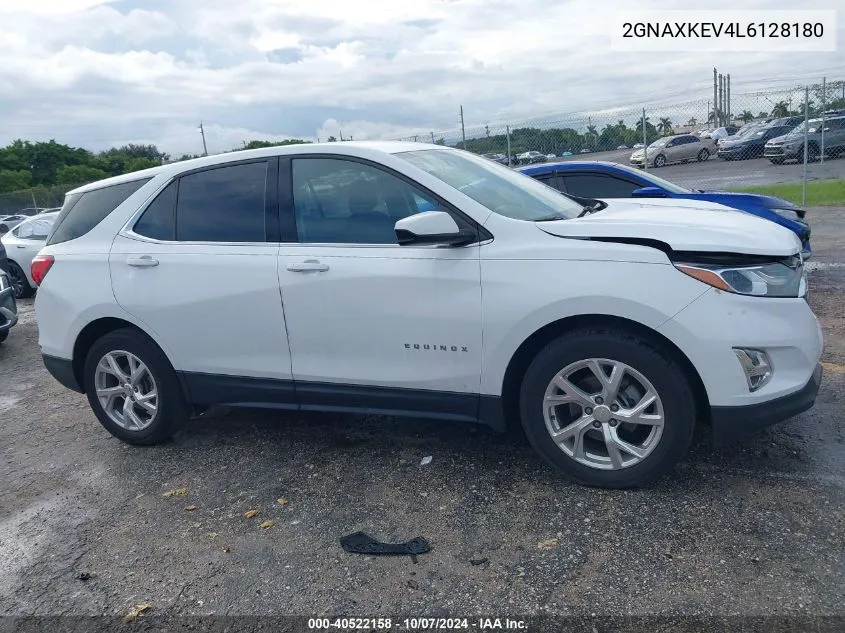 2020 Chevrolet Equinox Lt VIN: 2GNAXKEV4L6128180 Lot: 40522158