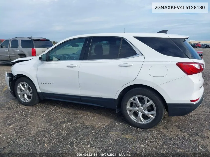 2020 Chevrolet Equinox Lt VIN: 2GNAXKEV4L6128180 Lot: 40522158