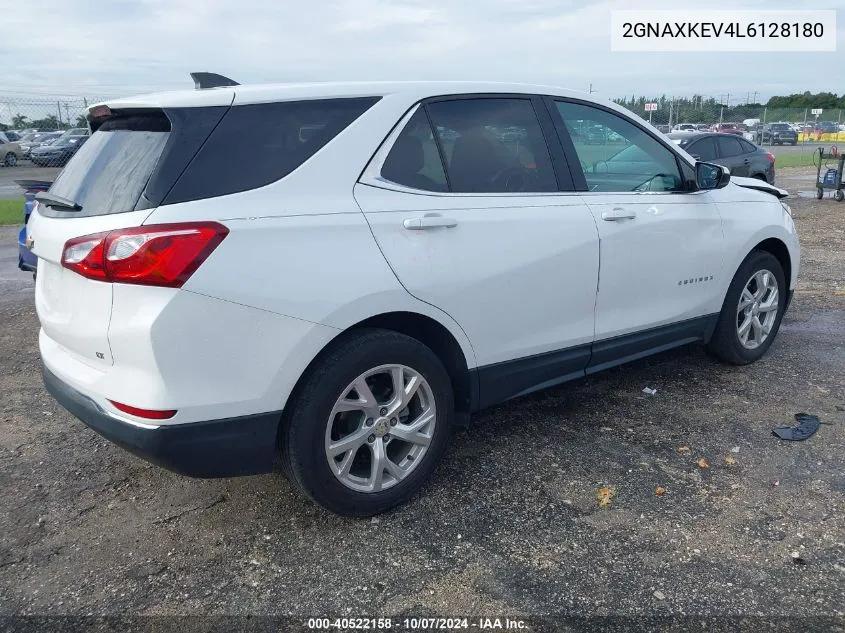 2020 Chevrolet Equinox Lt VIN: 2GNAXKEV4L6128180 Lot: 40522158