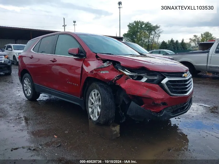 2020 Chevrolet Equinox Awd 2Fl VIN: 3GNAXTEVXLL103530 Lot: 40528736