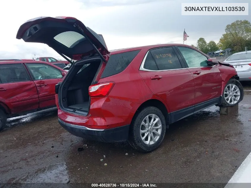 2020 Chevrolet Equinox Awd 2Fl VIN: 3GNAXTEVXLL103530 Lot: 40528736