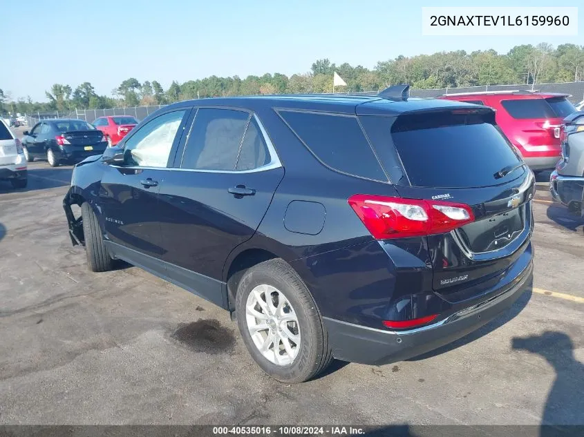 2020 Chevrolet Equinox Awd 2Fl VIN: 2GNAXTEV1L6159960 Lot: 40535016