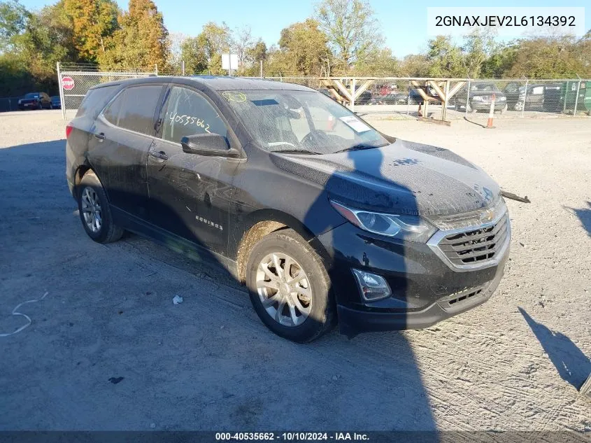 2020 Chevrolet Equinox Fwd 2Fl VIN: 2GNAXJEV2L6134392 Lot: 40535662