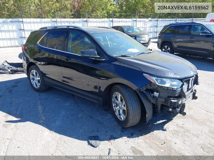 2020 Chevrolet Equinox Awd Lt 2.0L Turbo VIN: 2GNAXVEX4L6159562 Lot: 40536031