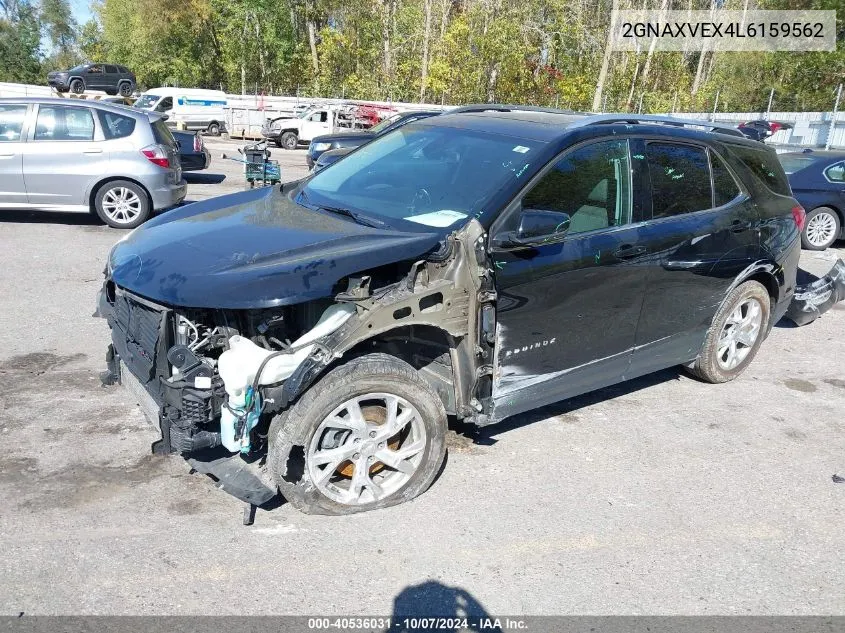 2020 Chevrolet Equinox Awd Lt 2.0L Turbo VIN: 2GNAXVEX4L6159562 Lot: 40536031