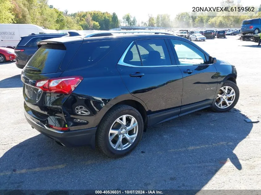 2020 Chevrolet Equinox Awd Lt 2.0L Turbo VIN: 2GNAXVEX4L6159562 Lot: 40536031