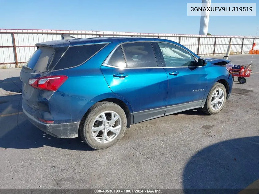 2020 Chevrolet Equinox Awd Lt 1.5L Turbo VIN: 3GNAXUEV9LL319519 Lot: 40536193