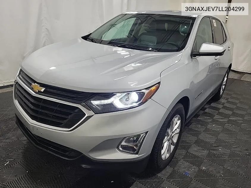 2020 Chevrolet Equinox Fwd 2Fl VIN: 3GNAXJEV7LL204299 Lot: 40539598