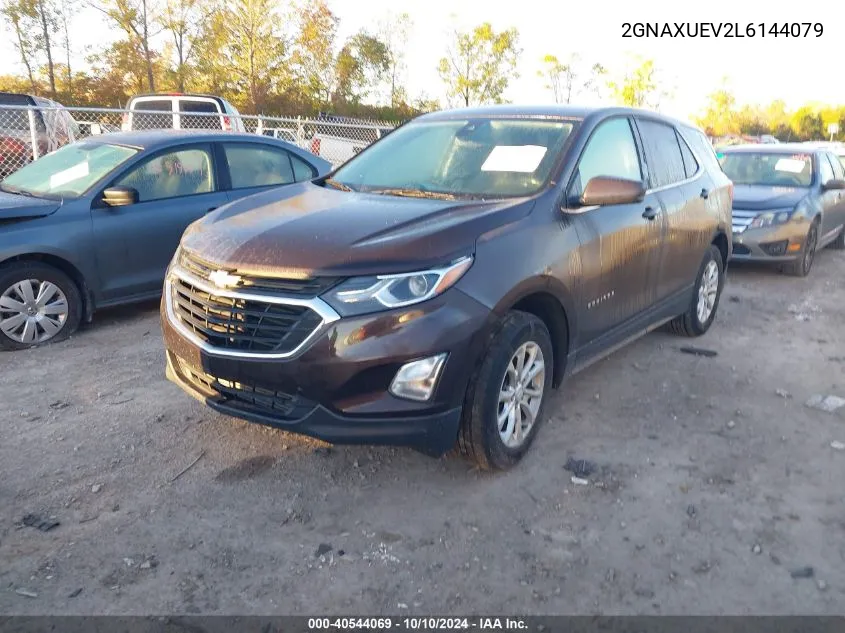 2020 Chevrolet Equinox Awd Lt 1.5L Turbo VIN: 2GNAXUEV2L6144079 Lot: 40544069