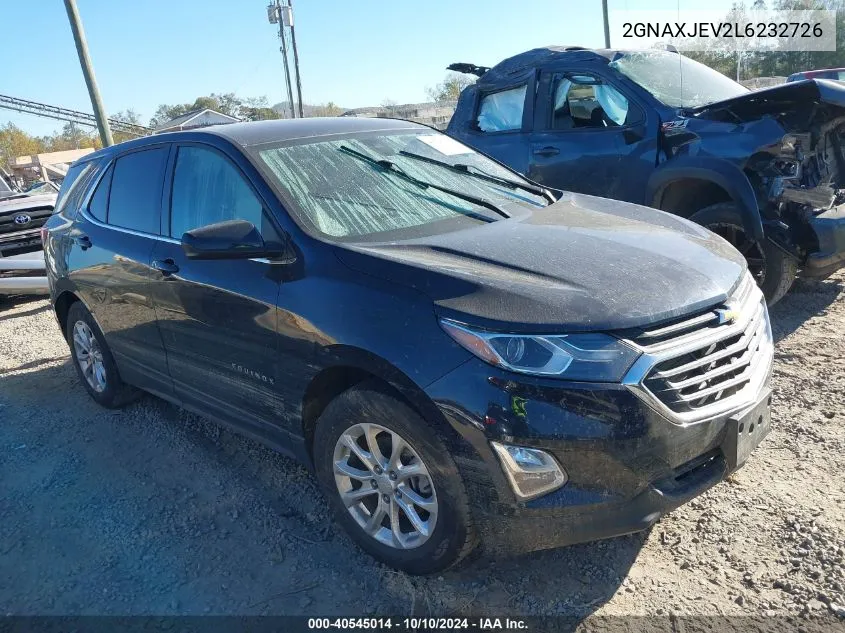 2020 Chevrolet Equinox Fwd 2Fl VIN: 2GNAXJEV2L6232726 Lot: 40545014