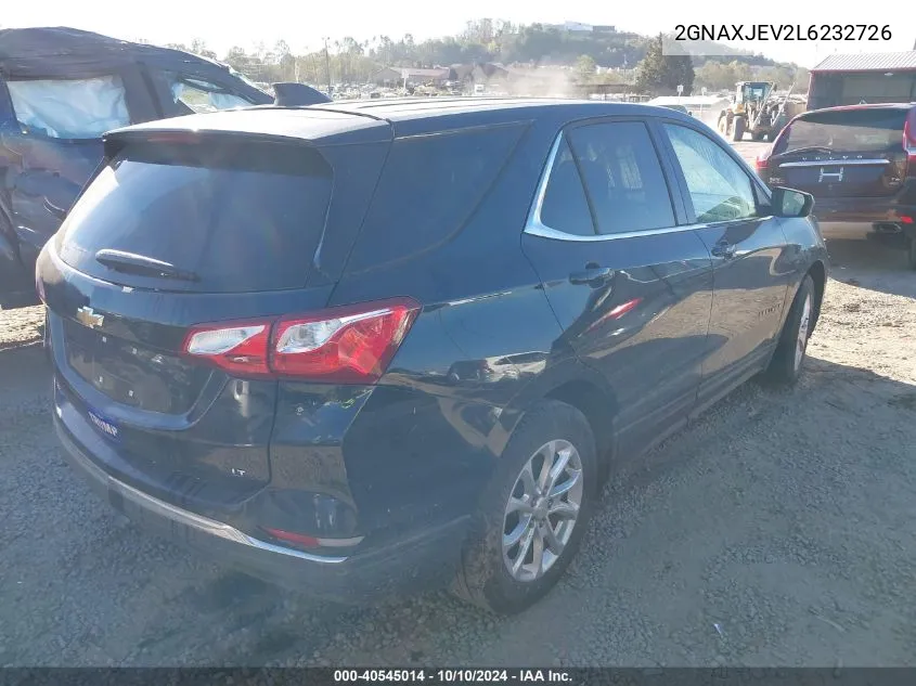 2020 Chevrolet Equinox Fwd 2Fl VIN: 2GNAXJEV2L6232726 Lot: 40545014