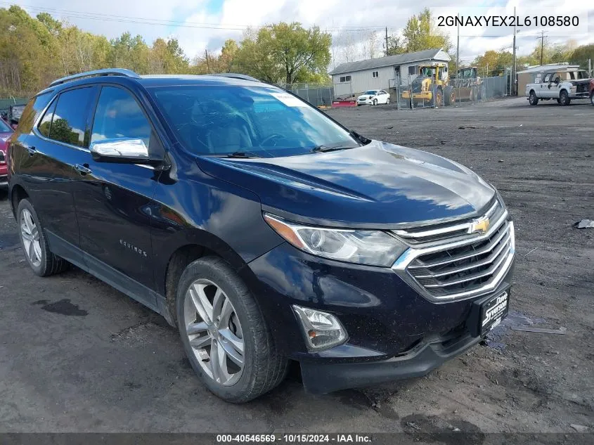 2020 Chevrolet Equinox Awd Premier 2.0L Turbo VIN: 2GNAXYEX2L6108580 Lot: 40546569