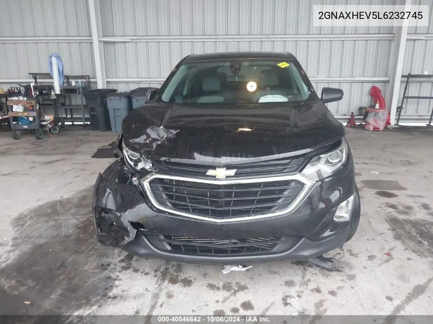 2020 Chevrolet Equinox Fwd Ls VIN: 2GNAXHEV5L6232745 Lot: 40546642