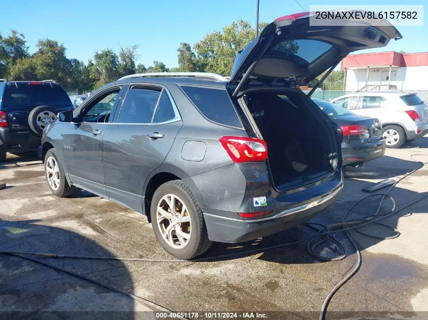 2020 Chevrolet Equinox Awd Premier 1.5L Turbo VIN: 2GNAXXEV8L6157582 Lot: 40551178