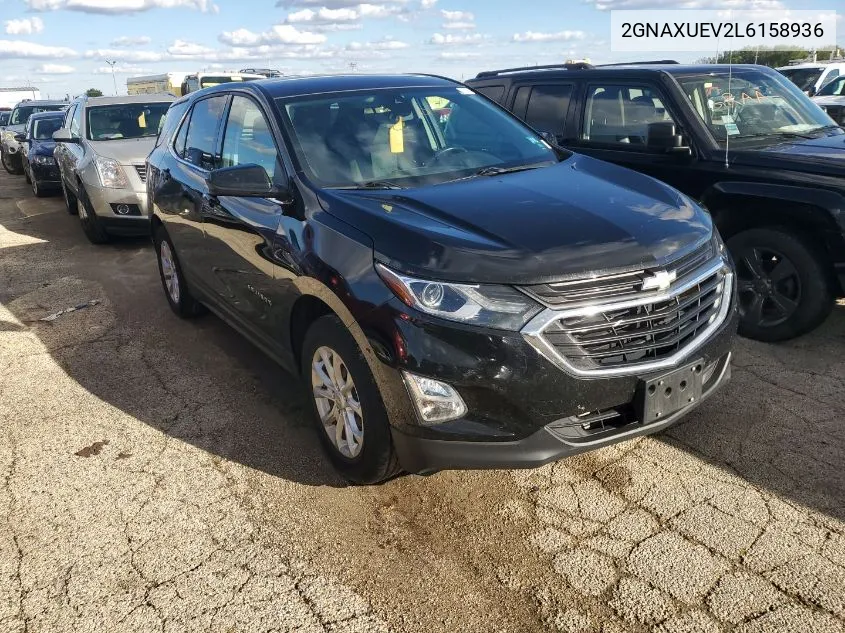 2020 Chevrolet Equinox Awd Lt 1.5L Turbo VIN: 2GNAXUEV2L6158936 Lot: 40553945