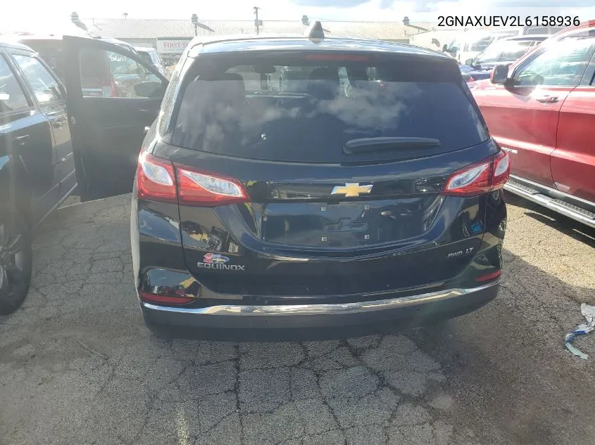 2020 Chevrolet Equinox Awd Lt 1.5L Turbo VIN: 2GNAXUEV2L6158936 Lot: 40553945