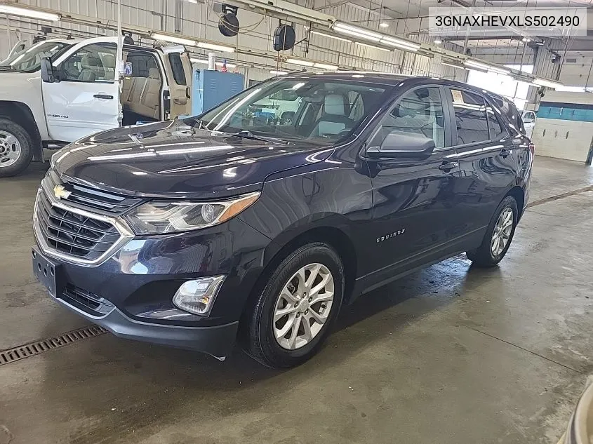 2020 Chevrolet Equinox Fwd Ls VIN: 3GNAXHEVXLS502490 Lot: 40555105