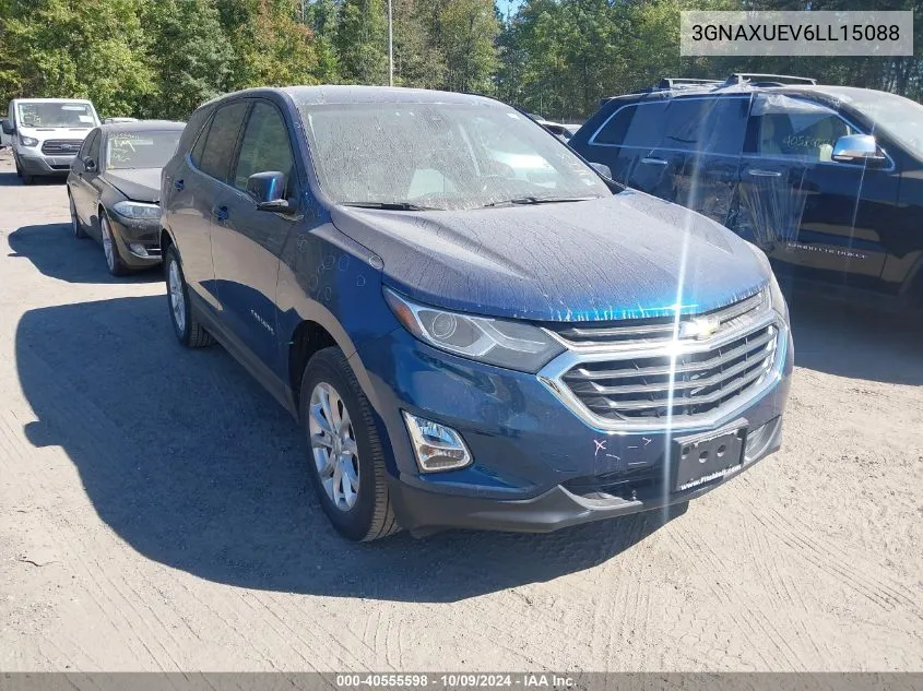 2020 Chevrolet Equinox Lt VIN: 3GNAXUEV6LL15088 Lot: 40555598