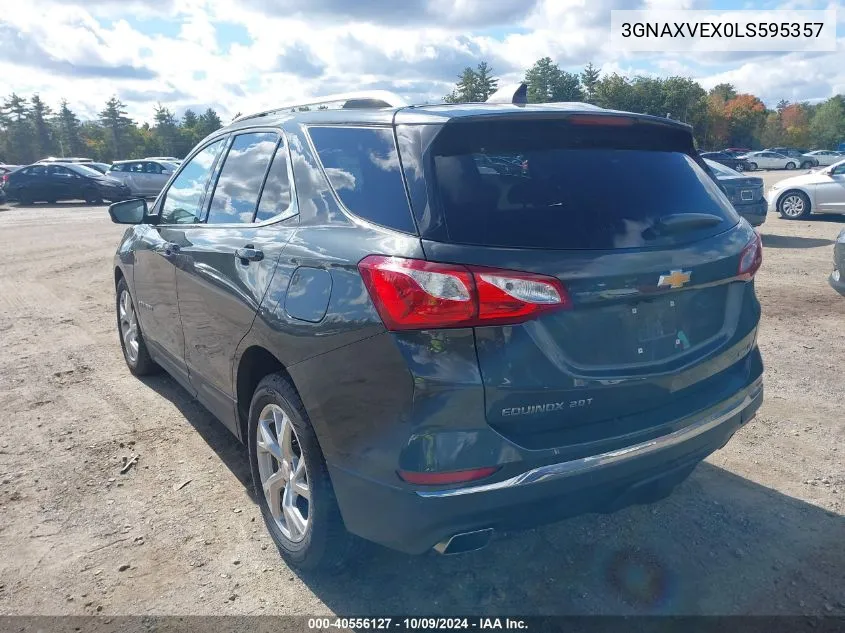 2020 Chevrolet Equinox Awd Lt 2.0L Turbo VIN: 3GNAXVEX0LS595357 Lot: 40556127