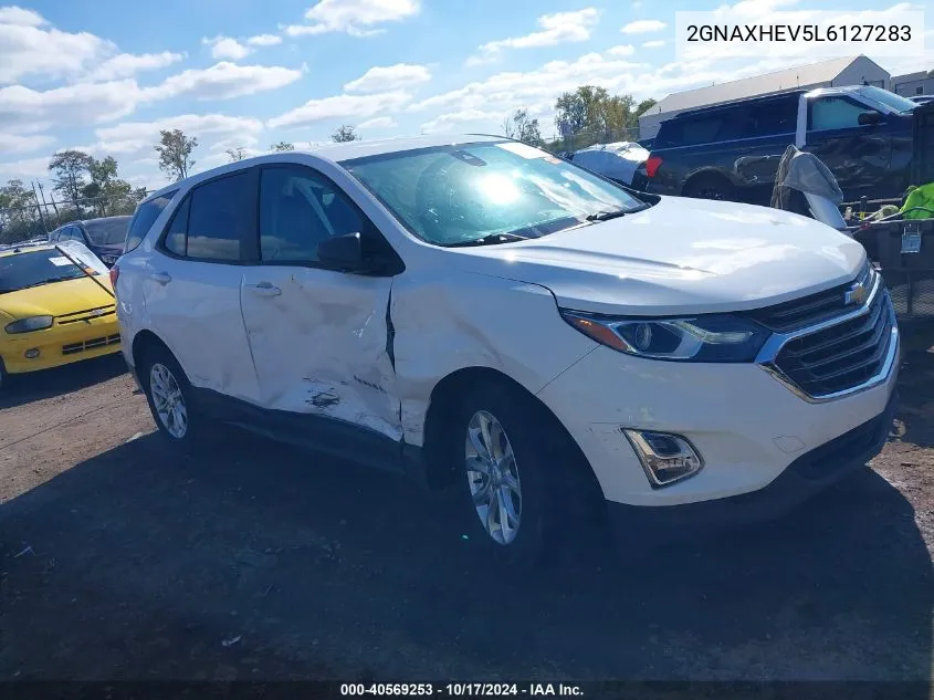 2020 Chevrolet Equinox Fwd Ls VIN: 2GNAXHEV5L6127283 Lot: 40569253