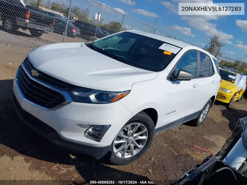 2020 Chevrolet Equinox Fwd Ls VIN: 2GNAXHEV5L6127283 Lot: 40569253