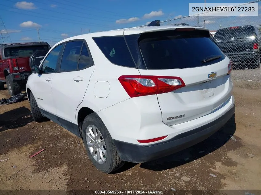 2020 Chevrolet Equinox Fwd Ls VIN: 2GNAXHEV5L6127283 Lot: 40569253