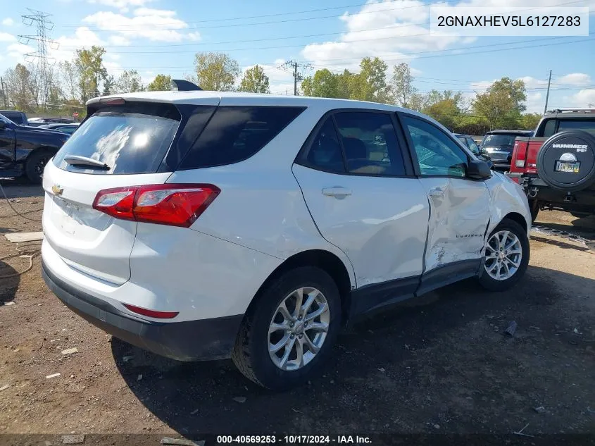 2020 Chevrolet Equinox Fwd Ls VIN: 2GNAXHEV5L6127283 Lot: 40569253