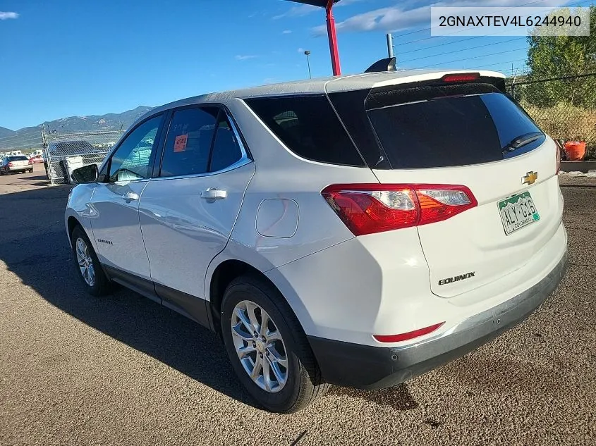 2020 Chevrolet Equinox Awd 2Fl VIN: 2GNAXTEV4L6244940 Lot: 40574438