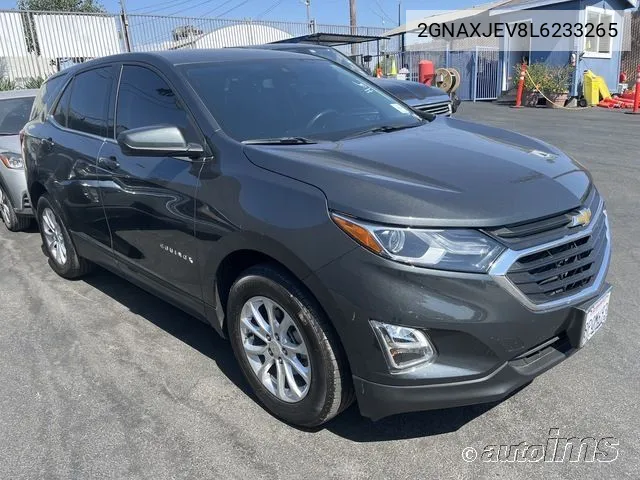 2020 Chevrolet Equinox Lt VIN: 2GNAXJEV8L6233265 Lot: 40576520