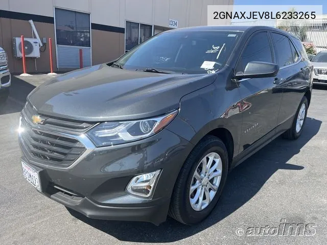 2020 Chevrolet Equinox Lt VIN: 2GNAXJEV8L6233265 Lot: 40576520