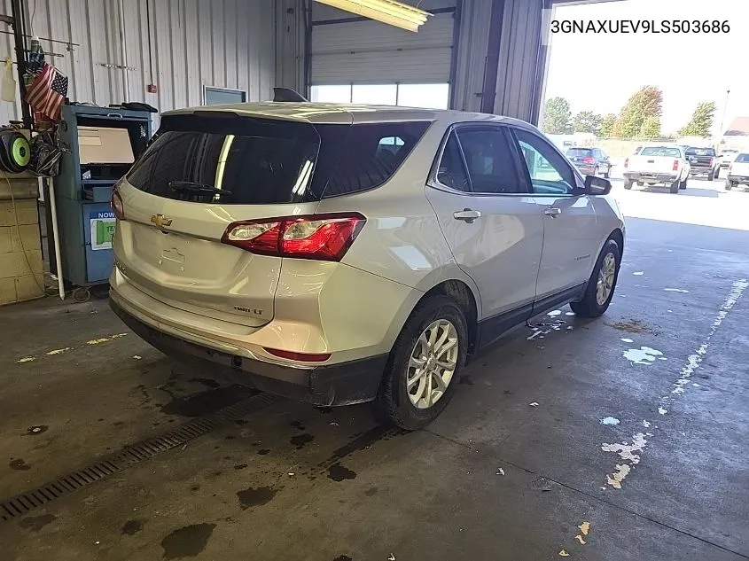 2020 Chevrolet Equinox Awd Lt 1.5L Turbo VIN: 3GNAXUEV9LS503686 Lot: 40578300