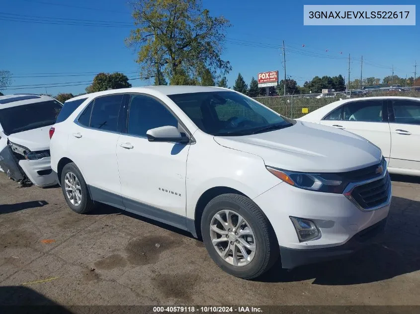 2020 Chevrolet Equinox Fwd 2Fl VIN: 3GNAXJEVXLS522617 Lot: 40579118