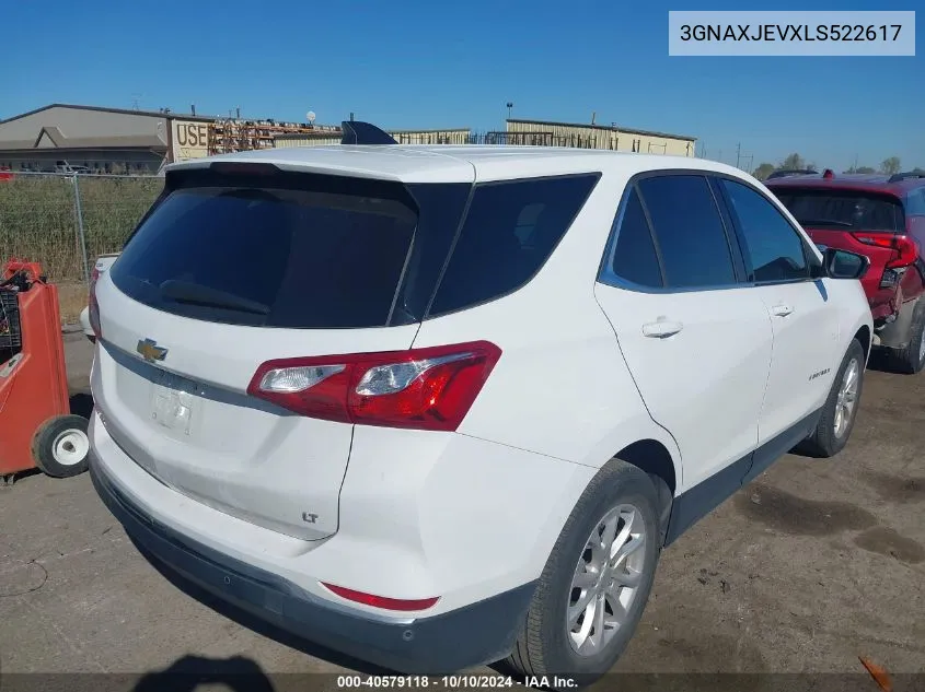 2020 Chevrolet Equinox Fwd 2Fl VIN: 3GNAXJEVXLS522617 Lot: 40579118