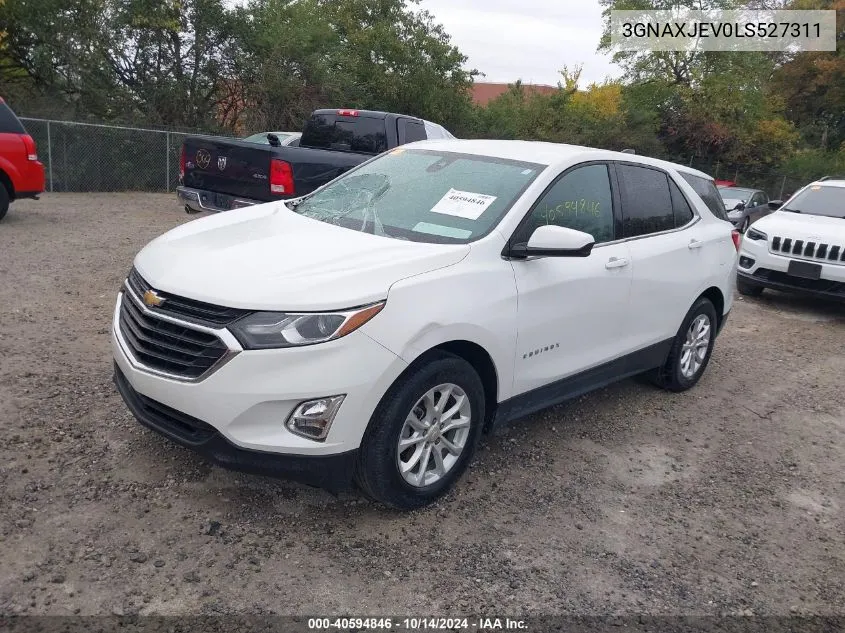 2020 Chevrolet Equinox Fwd 2Fl VIN: 3GNAXJEV0LS527311 Lot: 40594846