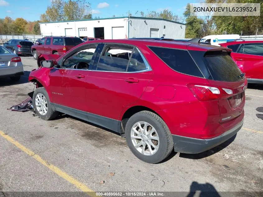 2020 Chevrolet Equinox Awd Lt 1.5L Turbo VIN: 2GNAXUEV1L6239524 Lot: 40595652