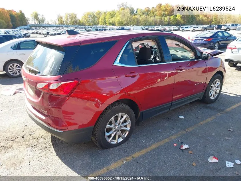 2020 Chevrolet Equinox Awd Lt 1.5L Turbo VIN: 2GNAXUEV1L6239524 Lot: 40595652