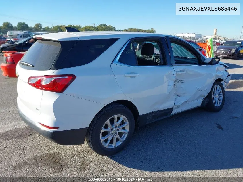 2020 Chevrolet Equinox Fwd 2Fl VIN: 3GNAXJEVXLS685445 Lot: 40602810