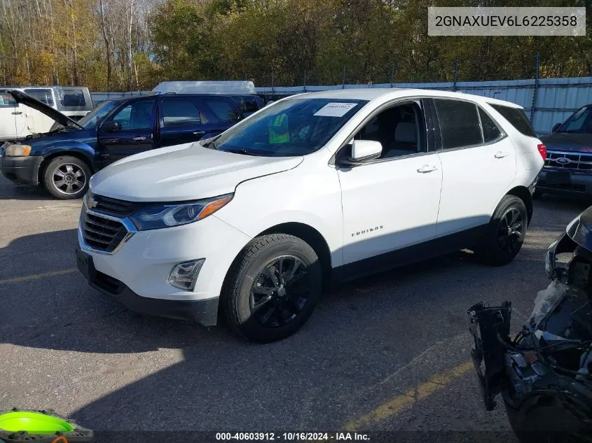 2020 Chevrolet Equinox Awd Lt 1.5L Turbo VIN: 2GNAXUEV6L6225358 Lot: 40603912