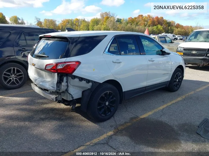 2020 Chevrolet Equinox Awd Lt 1.5L Turbo VIN: 2GNAXUEV6L6225358 Lot: 40603912