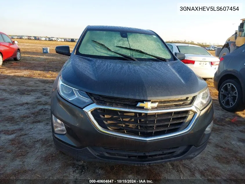 2020 Chevrolet Equinox Fwd Ls VIN: 3GNAXHEV5LS607454 Lot: 40604847