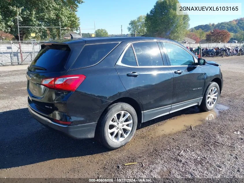 2020 Chevrolet Equinox Lt VIN: 2GNAXUEVXL6103165 Lot: 40606005