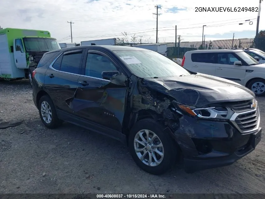 2020 Chevrolet Equinox Awd Lt 1.5L Turbo VIN: 2GNAXUEV6L6249482 Lot: 40608037